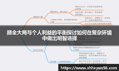 顾全大局与个人利益的平衡探讨如何在复杂环境中做出明智选择